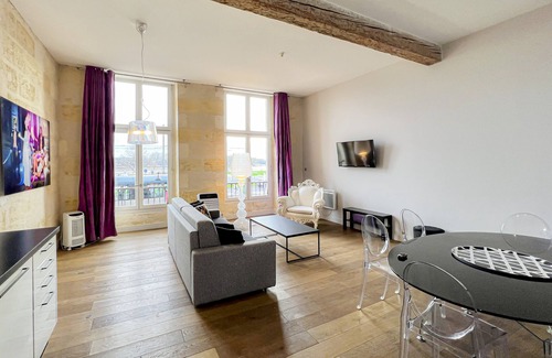 Grand Parc-Paul Doumer Apartamento | Alquiler piso amueblado en Burdeos, 72 m2, bonito edificio de piedra