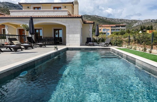 Stankovici Villa | Amazing Villa Perla with pool and panoramic seaview
