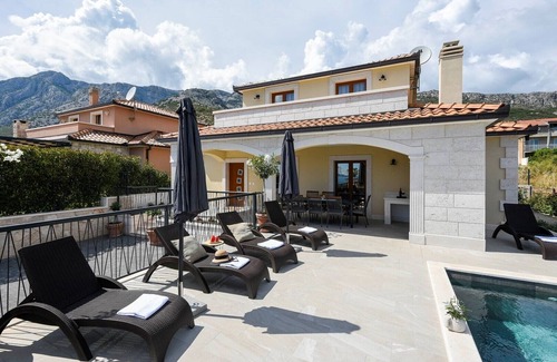 Stankovici Villa | Amazing Villa Perla with pool and panoramic seaview