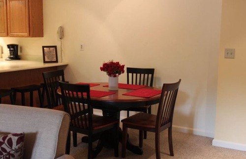 Lincoln Casa | Great views of Loon Mt from this family vacation condo at the Nordic Inn Resort.