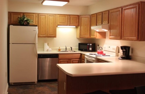 Lincoln Casa | Great views of Loon Mt from this family vacation condo at the Nordic Inn Resort.