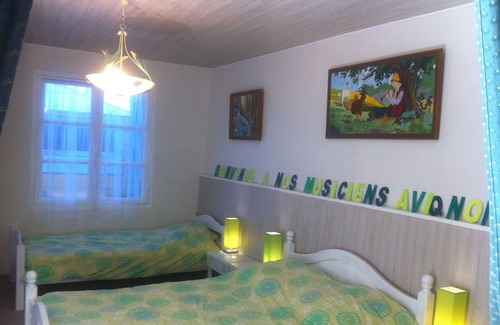 Labastide-Beauvoir Cabaña | Habitación Verde Gites des Arcades Labastide Beauvoir