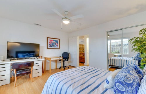 Larkspur Cabaña | Greenbrae Garden Cottage Near Beaches & Redwoods