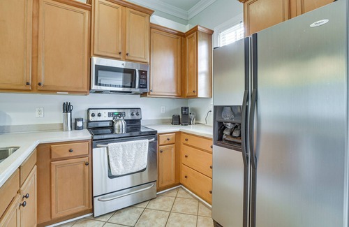 Downtown Greensboro Casa | Greensboro Townhome w/ Fire Pit < 1 Mi to Downtown