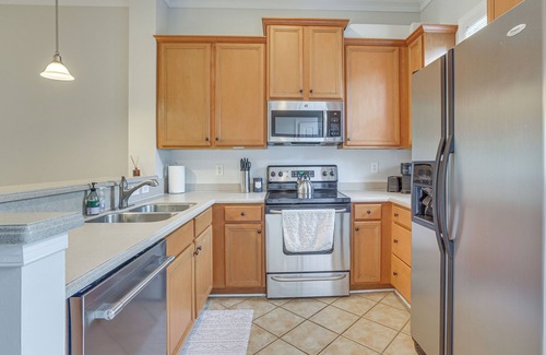 Downtown Greensboro Casa | Greensboro Townhome w/ Fire Pit < 1 Mi to Downtown