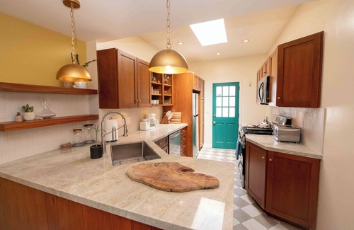 Crown Point Casa | Groovy Beach Bungalow w/ Yard, FirePit & Parking