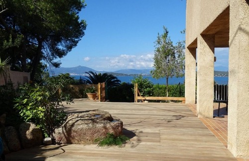 Verghia Villa | Planta baja de villa con vista panorámica del golfo de Ajaccio