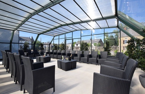 Sainte-Cecile Casa | Villa para grupos con piscina y sauna