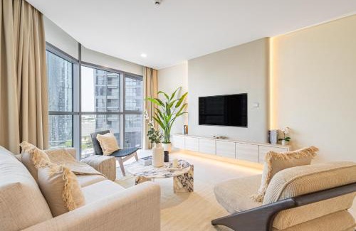 Abu Dhabi Apartamento | Groups and Families Paradise - 5 min from ADGM, Galleria, Cleveland, Beach, etc - Designer's Choice - New Building - Heart of Al Reem
