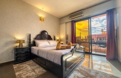 Semlalia Apartamento | Gueliz Marrakech Private 2BR Apartment with Pool and Parking