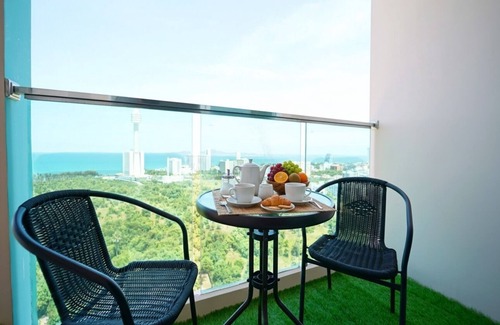 Jomtien Condominio | Gran Caribe condominio lugar fresco para la estancia familiar de sus vacaciones en Tailandia