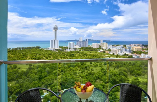 Jomtien Condominio | Gran Caribe condominio lugar fresco para la estancia familiar de sus vacaciones en Tailandia