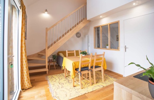 Change Cabaña | Gîte-« soirs d’été »-Superior-Baño para personas con movilidad reducida-Vista...