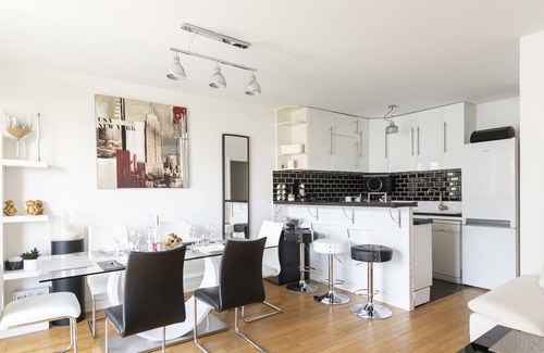Billancourt–Rives de Seine Apartamento | GuestReady - Bonito apartamento con terraza en Boulogne