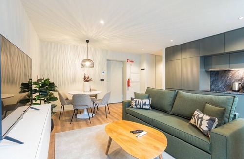 Mafamude Apartamento | GuestReady - Techo caqui