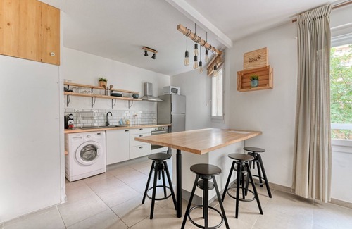 Saint Michel - Mairie Apartamento | GuestReady - Japandi soleado en el centro de Lyon