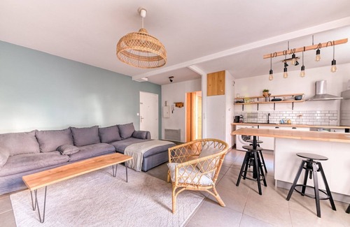 Saint Michel - Mairie Apartamento | GuestReady - Japandi soleado en el centro de Lyon
