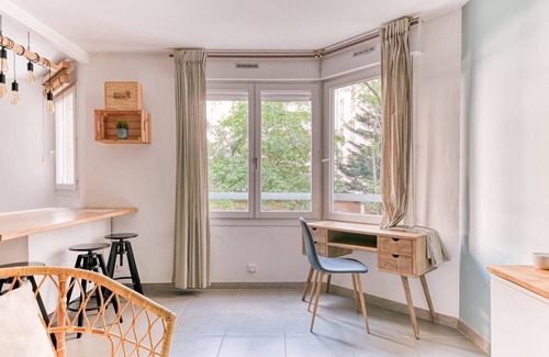 Saint Michel - Mairie Apartamento | GuestReady - Japandi soleado en el centro de Lyon
