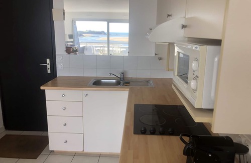 Guidel-Plages Apartamento | Playas de Guidel, frente al mar, vista completa al mar, playa a 50 m, excelente amueblado T3
