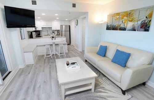 Sunnyside Condominio | Felicidad frente al golfo, extremo tranquilo de PCB / Hwy 30A, balcones frente al mar + lago NUEVO A / C