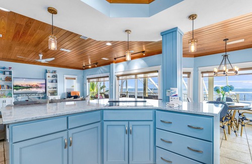 Carrabelle Casa | Gulf-front, dog-friendly home with private pool, great view, deck & beach access