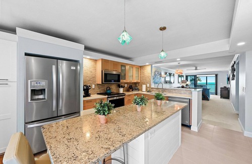 Sanibel Condominio | Alquiler frente al golfo Sanibel recientemente renovado