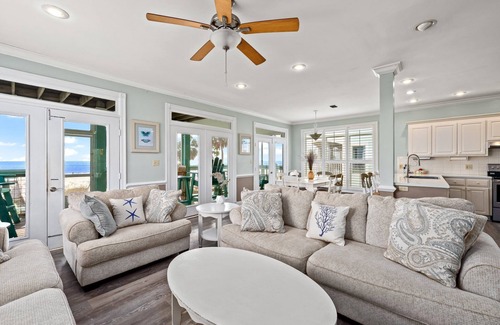 Port St. Joe Villa | Two Palms Villa- Cancelación-9/1 a 9/7 / 2019- Frente al golfo - Tina caliente en cubierta - Cabo