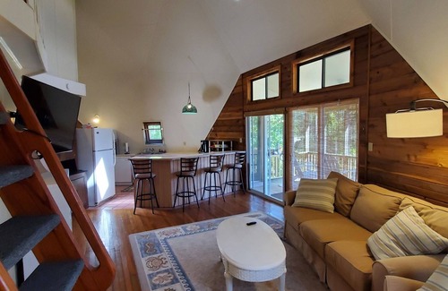 Panacea Cabaña | Gulf view Geodesic Dome Cottage just a 5 minute walk to uncrowded beach!