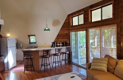 Panacea Cabaña | Gulf view Geodesic Dome Cottage just a 5 minute walk to uncrowded beach!