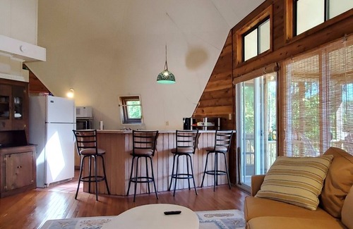 Panacea Cabaña | Gulf view Geodesic Dome Cottage just a 5 minute walk to uncrowded beach!