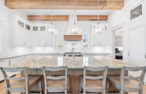 Inlet Beach Casa | Gulf Views, Private Heated Pool, Steps to Beach, Rooftop | Kayaks, 6 Bikes