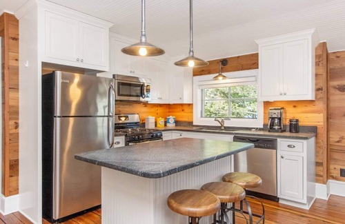 Lake Shore Cabina | Gull Lakes Finest! Reclamado lujo y encanto