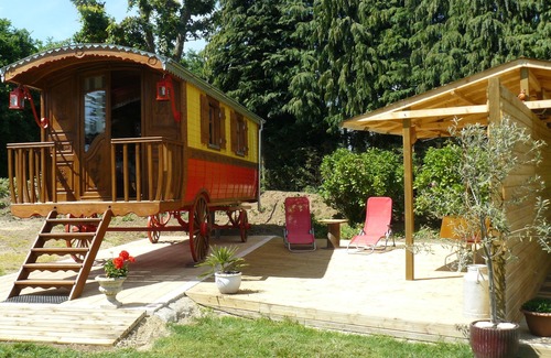 Pluvigner Cama Y Desayuno | Caravana gitana Gran confort a 20 km de las playas.