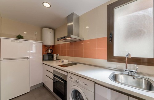 San Felipe Neri Apartamento | H2M Suites 1 dormitorio con terraza en azotea