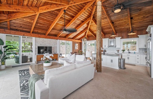 Lanikai Casa | Hale Lani: Mountainside Ocean View Home | Private Pool & soaking tub with a view