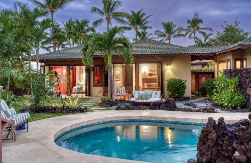 Kamuela Casa | Hale Mele Polynesian Pod Style Home with private Pool, Hot Tub, E-bikes and Golf Cart