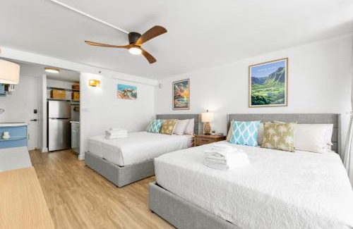 Waikiki Apartamento | Hale Nalu Waikīkī Studios Ocean View King Size Bed
