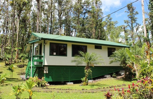 Nanawale Estates Casa | Hale Ohia Nui Relájese en completa privacidad en un bosque tropical