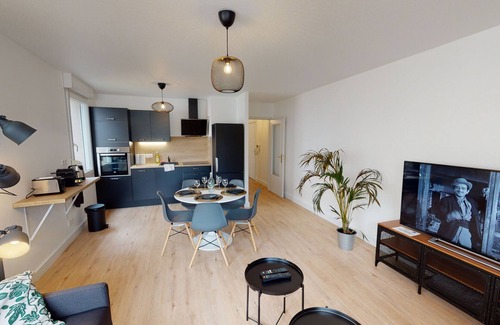 Strasbourg Apartamento | hallesgare 1 free parking up to 4