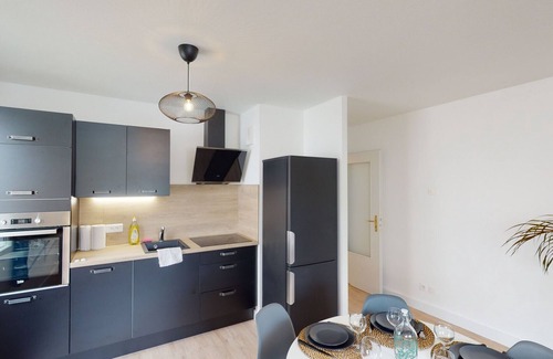 Strasbourg Apartamento | hallesgare 1 free parking up to 4