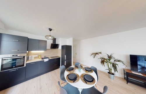 Strasbourg Apartamento | hallesgare 1 free parking up to 4