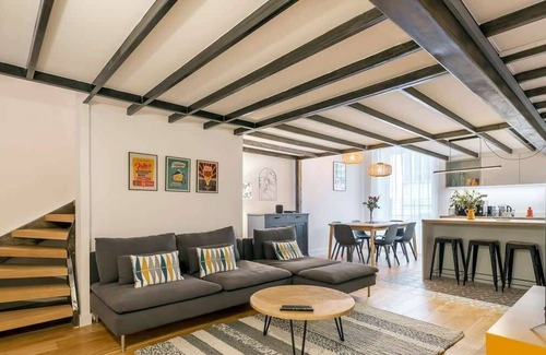 Boucle - Gros Caillou Apartamento | Hamac Suites - Suite Herbouville - Quai du Rhône