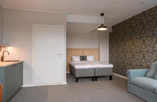 Hanko Apartamento | Hangon Asema 5 - yksiö terassilla, ei yhtään porrasta