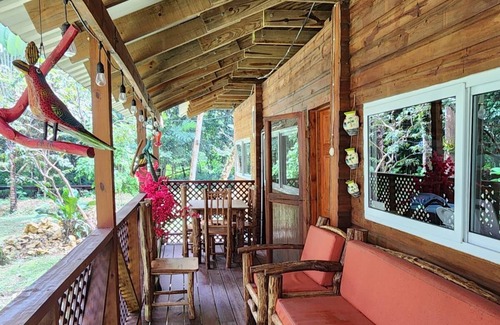 Fronteras Cabina | Happy Iguana Marina Ecolodge Waterfront Cabin #3, A/C, Starlink, Pool, Sleeps 8