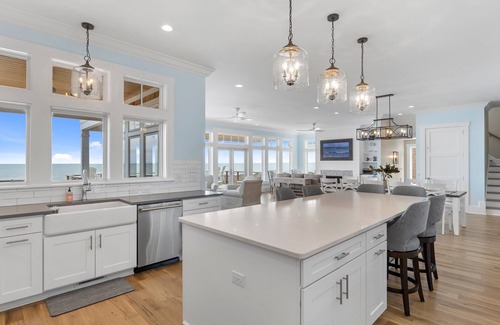 Atlantic Beach Casa | Happy Ours- Oceanfront Home with Private Heated Pool & Elevator in Atlantic Beach, NC