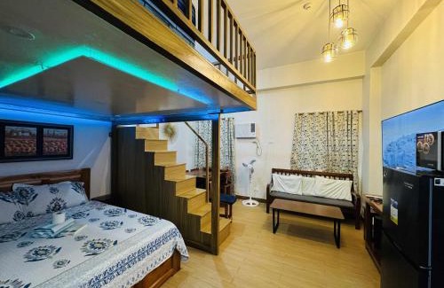 Trece Martires Apartamento | Happy Stays C - 300mbps - 65"TV NetFlix, Disney - Loft