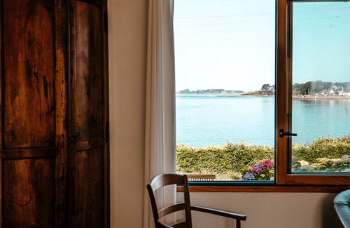 Plouguerneau Chalet De Esquí | Harbour House - Vista de Aber Wrach para 6