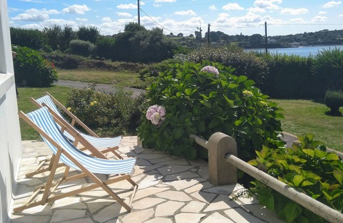 Plouguerneau Chalet De Esquí | Harbour House - Vista de Aber Wrach para 6