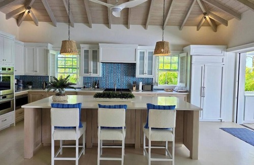 Jolly Harbour Villa | Harbour Blue, Luxury beachfront Villa, Jolly Harbour, Antigua.