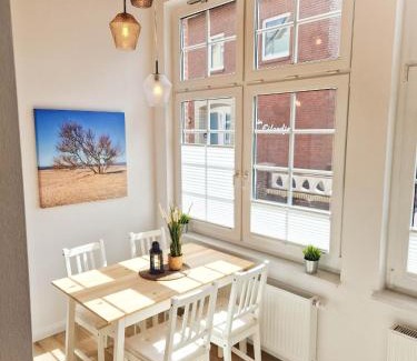 Borkum Apartamento | Haus Delphin Ferienwohnung 4